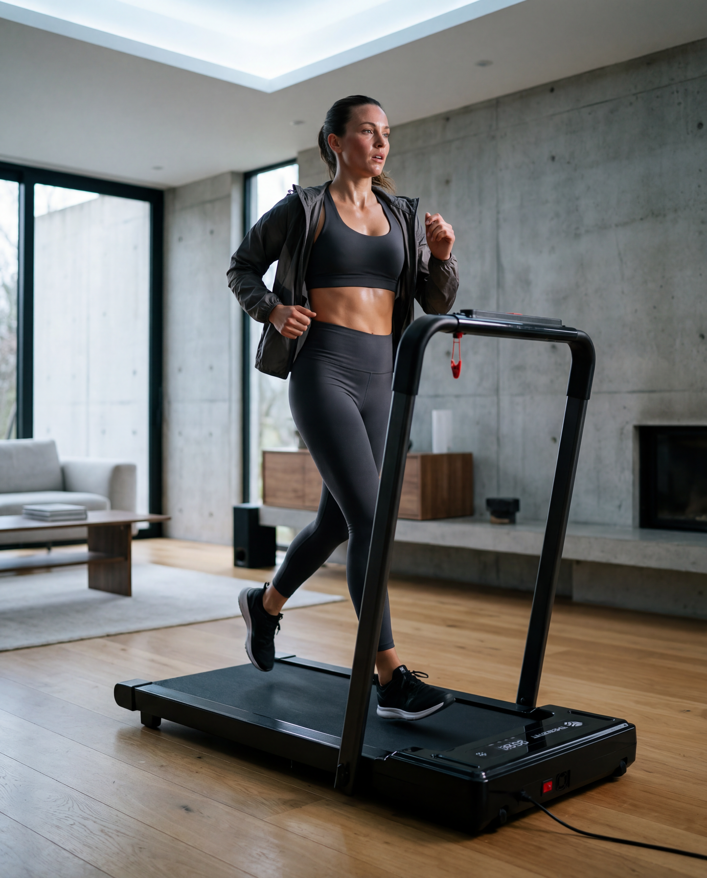 StrideFlex Elite Pad | Foldable Under Desk Treadmill with Rail | Ireland