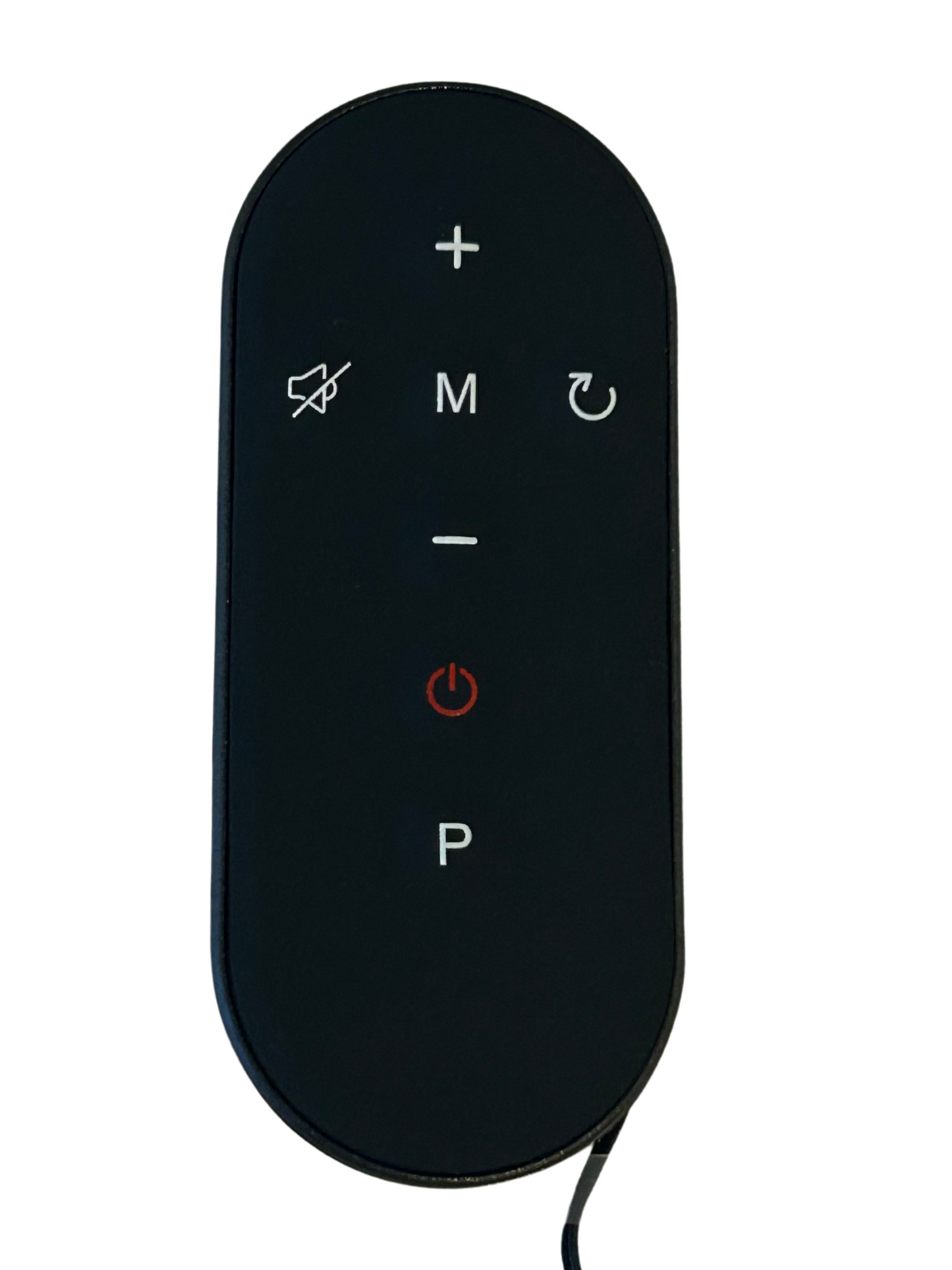 Black treadmill remote 