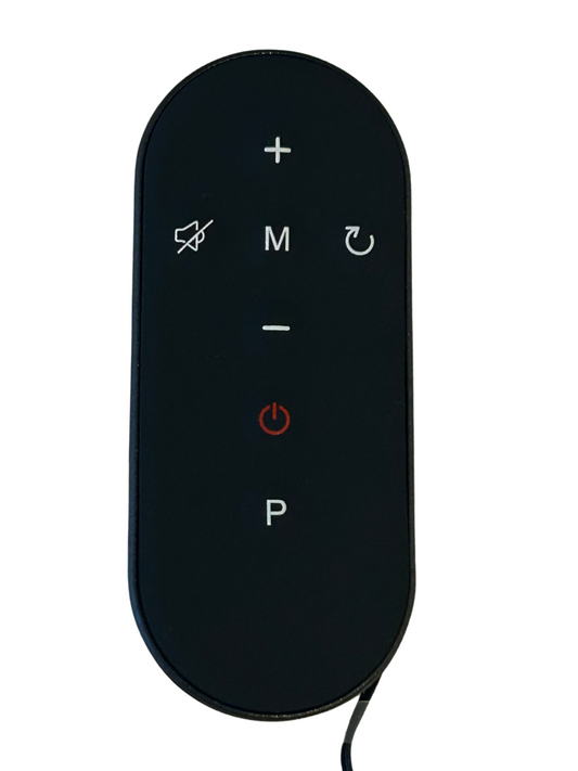 Black treadmill remote 